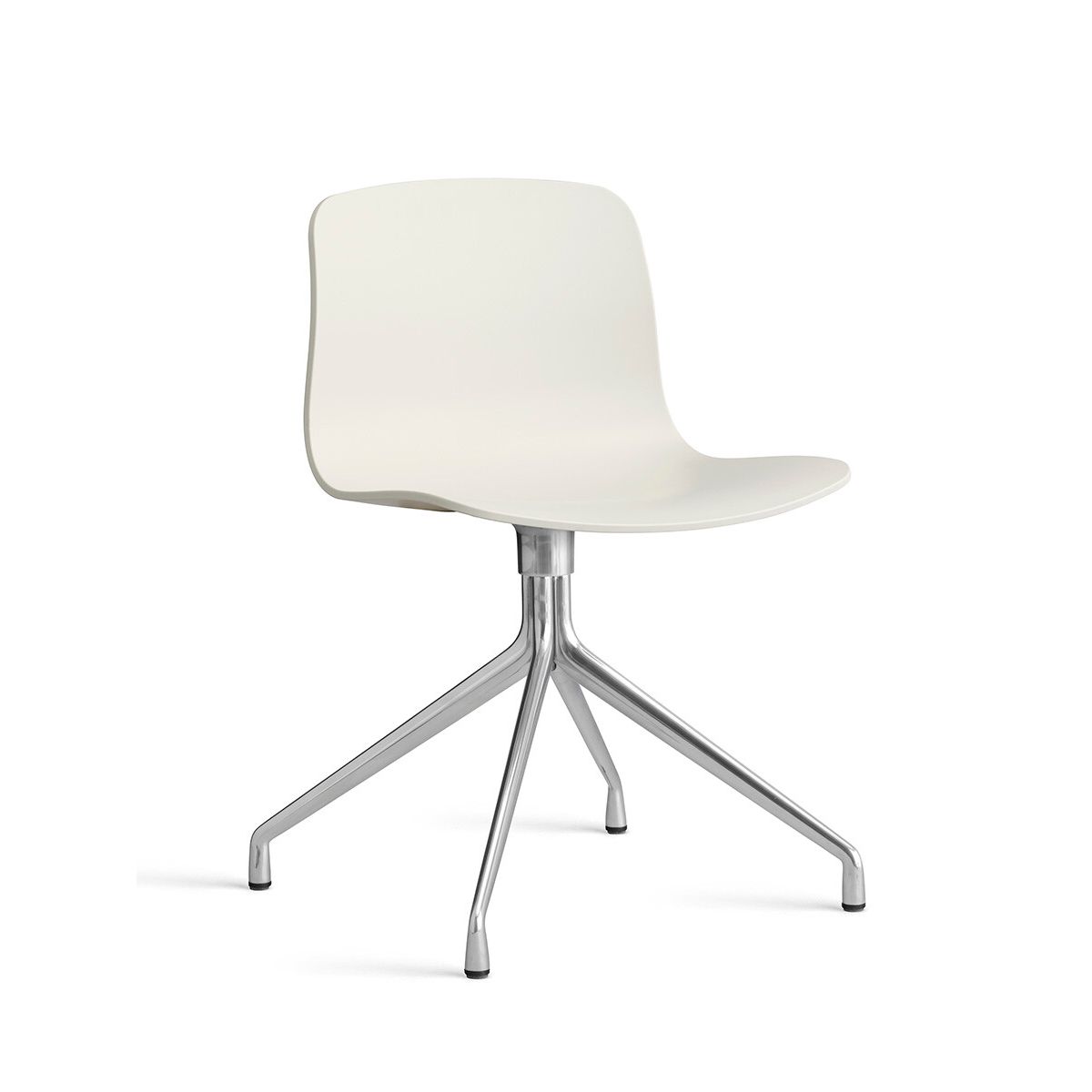 About a Chair AAC 10 fra Hay (Poleret aluminium, Melange Cream)