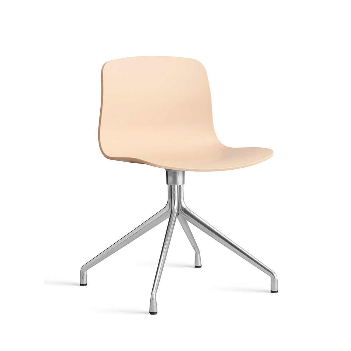 About a Chair AAC 10 fra Hay (Poleret aluminium, Pale Peach)