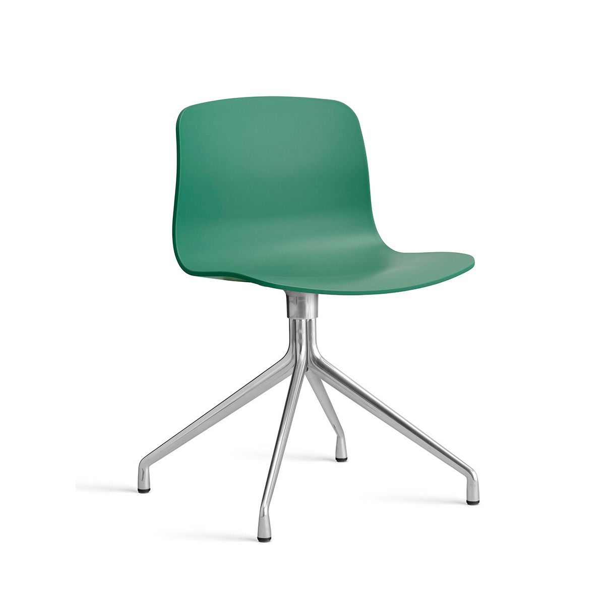 About a Chair AAC 10 fra Hay (Poleret aluminium, Teal Green)