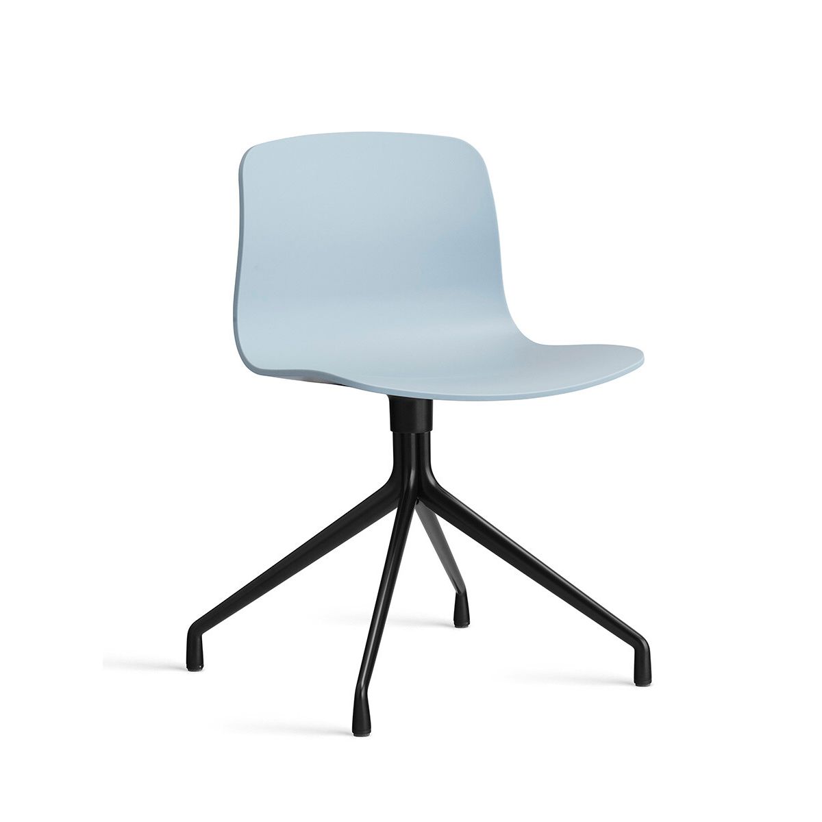 About a Chair AAC 10 fra Hay (Sort pulverlakeret aluminum, Slate Blue)