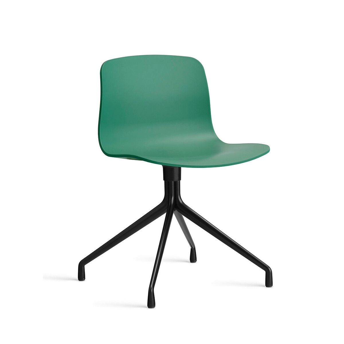 About a Chair AAC 10 fra Hay (Sort pulverlakeret aluminum, Teal Green)