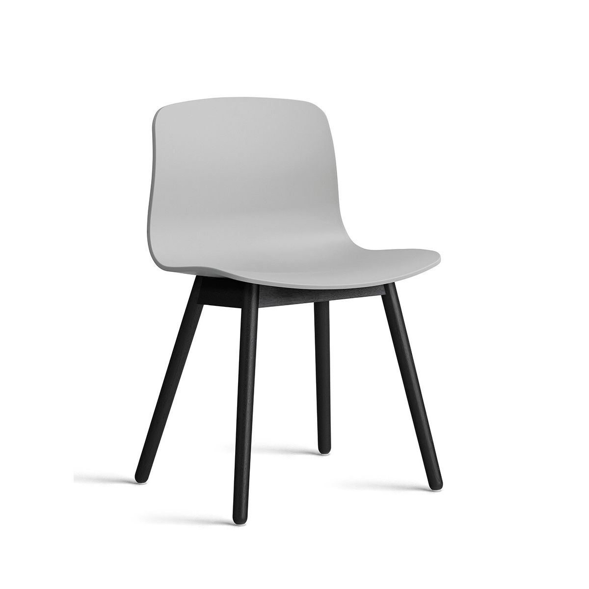 About a Chair AAC 12 fra Hay (Concrete grey, Sortbejdset eg)