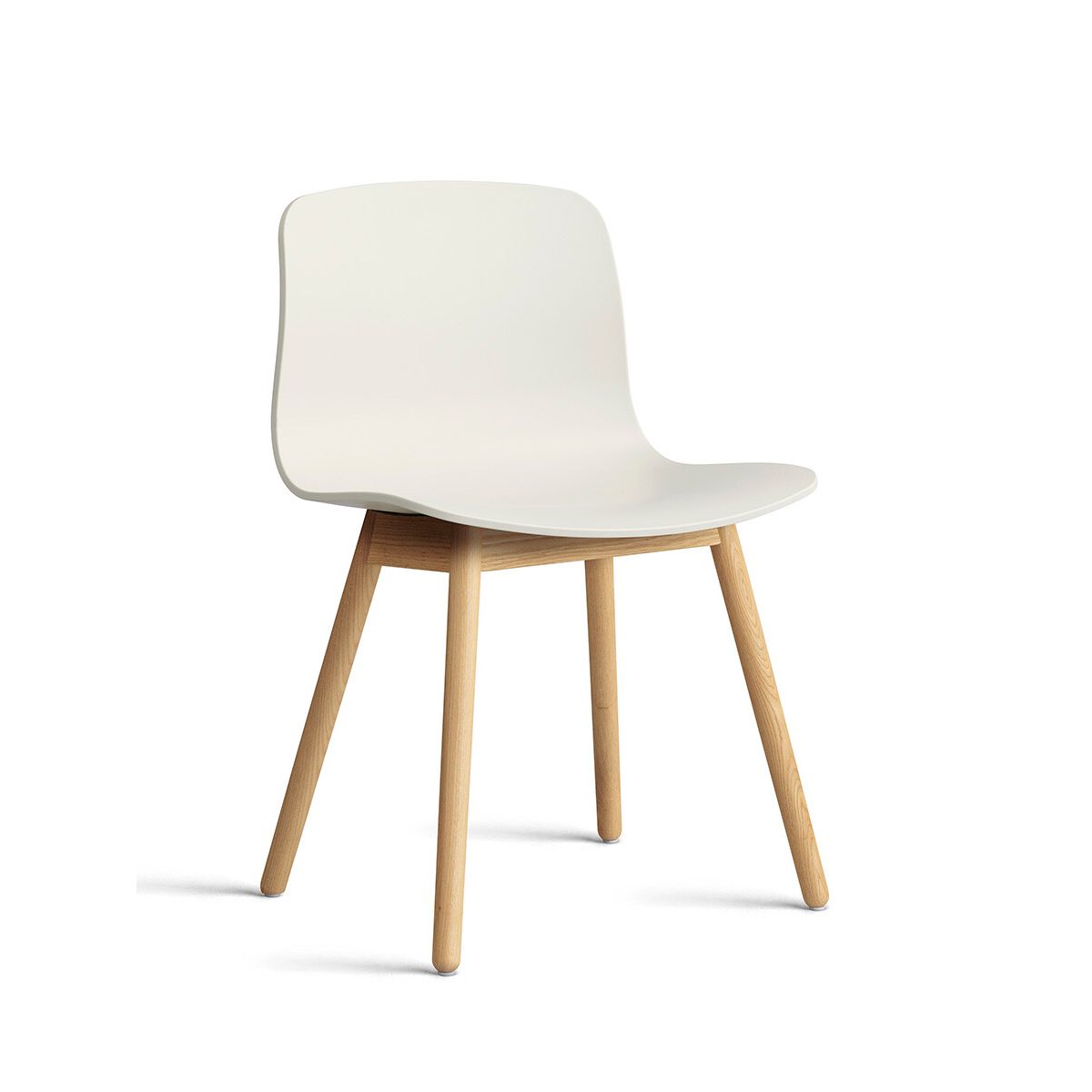 About a Chair AAC 12 fra Hay (Lakeret eg, Melange Cream)