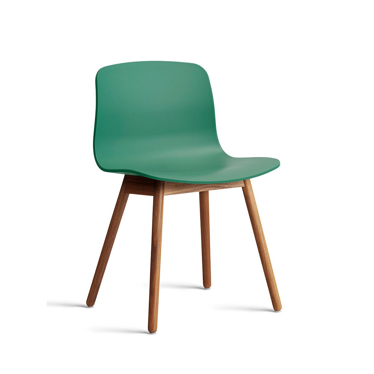 About a Chair AAC 12 fra Hay (Lakeret valnød, Teal Green)