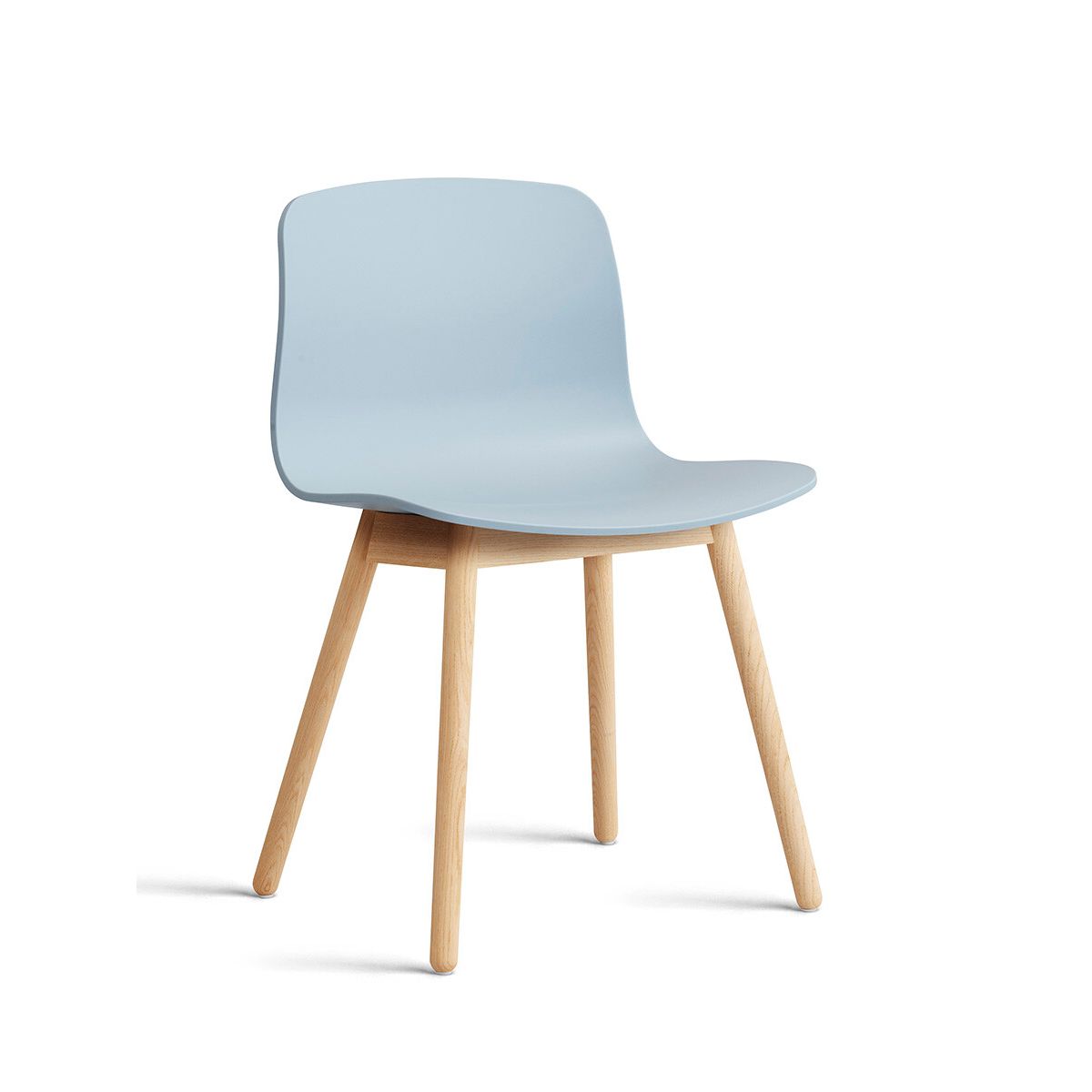 About a Chair AAC 12 fra Hay (Sæbebehandlet eg, Slate Blue)