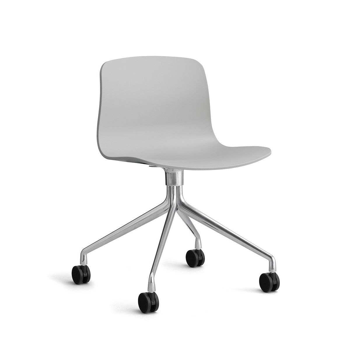 About a Chair AAC 14 fra Hay (Poleret aluminium, Concrete grey)