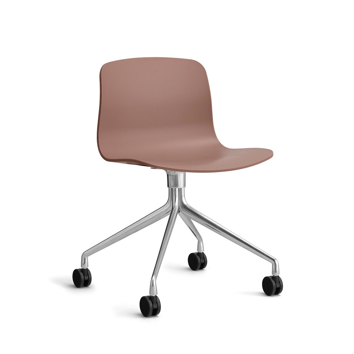 About a Chair AAC 14 fra Hay (Poleret aluminium, Soft Brick)