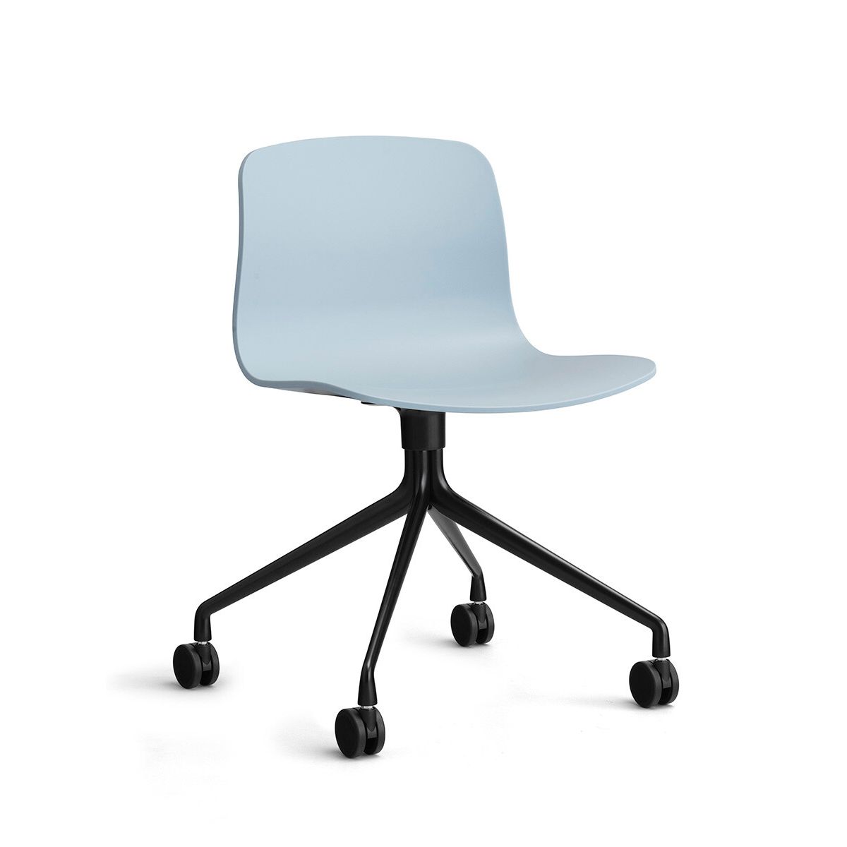 About a Chair AAC 14 fra Hay (Sort pulverlakeret aluminum, Slate Blue)