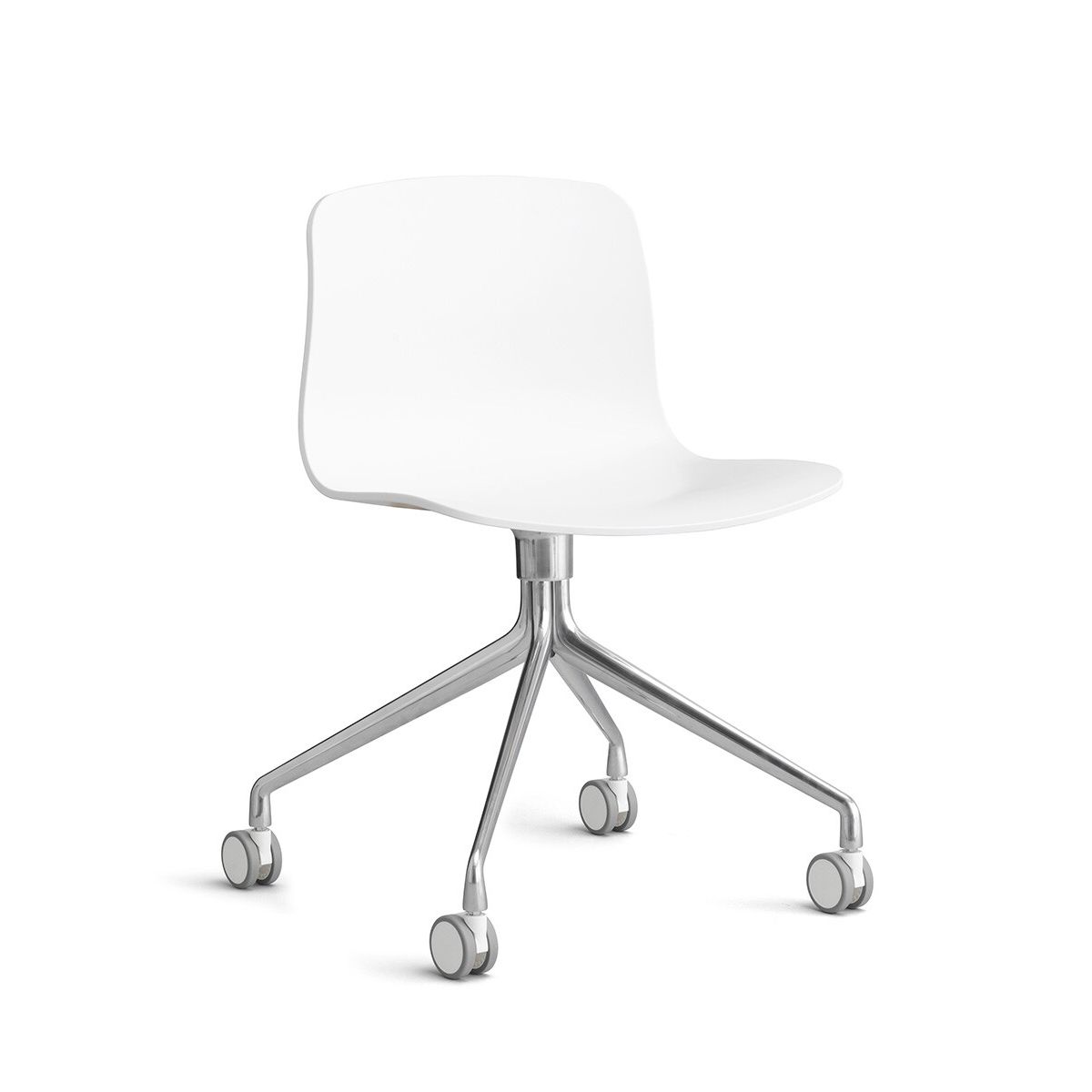 About a Chair AAC 14 fra Hay (White, Poleret aluminium)