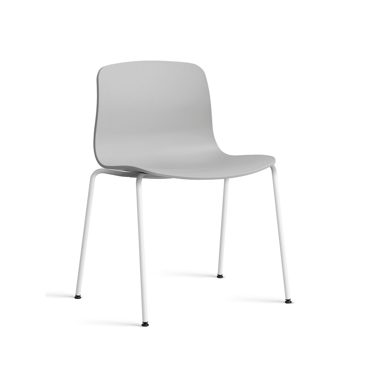 About a Chair AAC 16 fra Hay (Hvid pulverlakeret stål, Concrete grey)