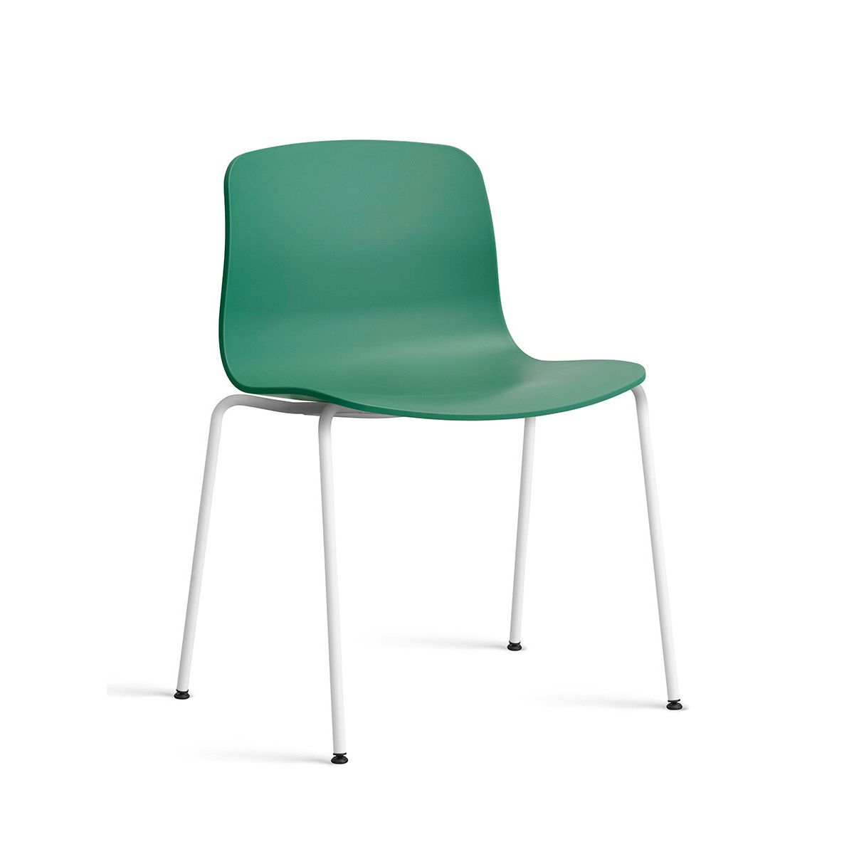 About a Chair AAC 16 fra Hay (Hvid pulverlakeret stål, Teal Green)