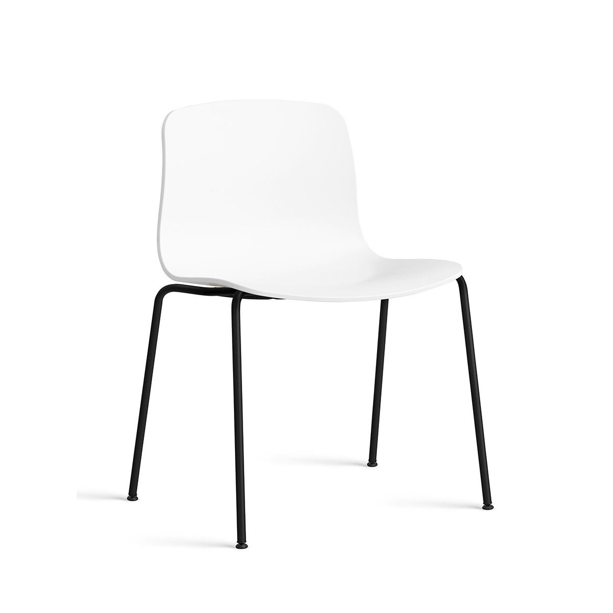 About a Chair AAC 16 fra Hay (White, Sort pulverlakeret stål)