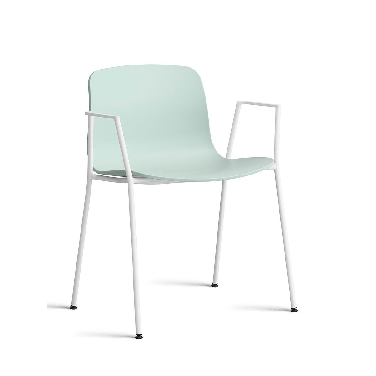 About a Chair AAC 18 fra Hay (Hvid pulverlakeret stål, Dusty Mint)