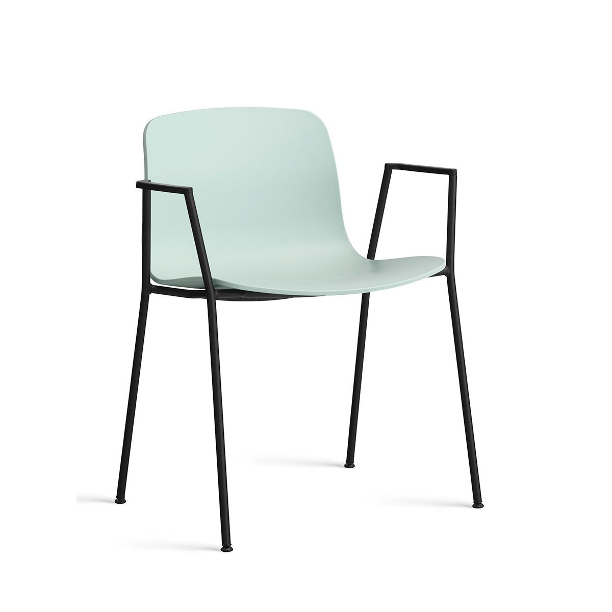 About a Chair AAC 18 fra Hay (Sort pulverlakeret stål, Dusty Mint)