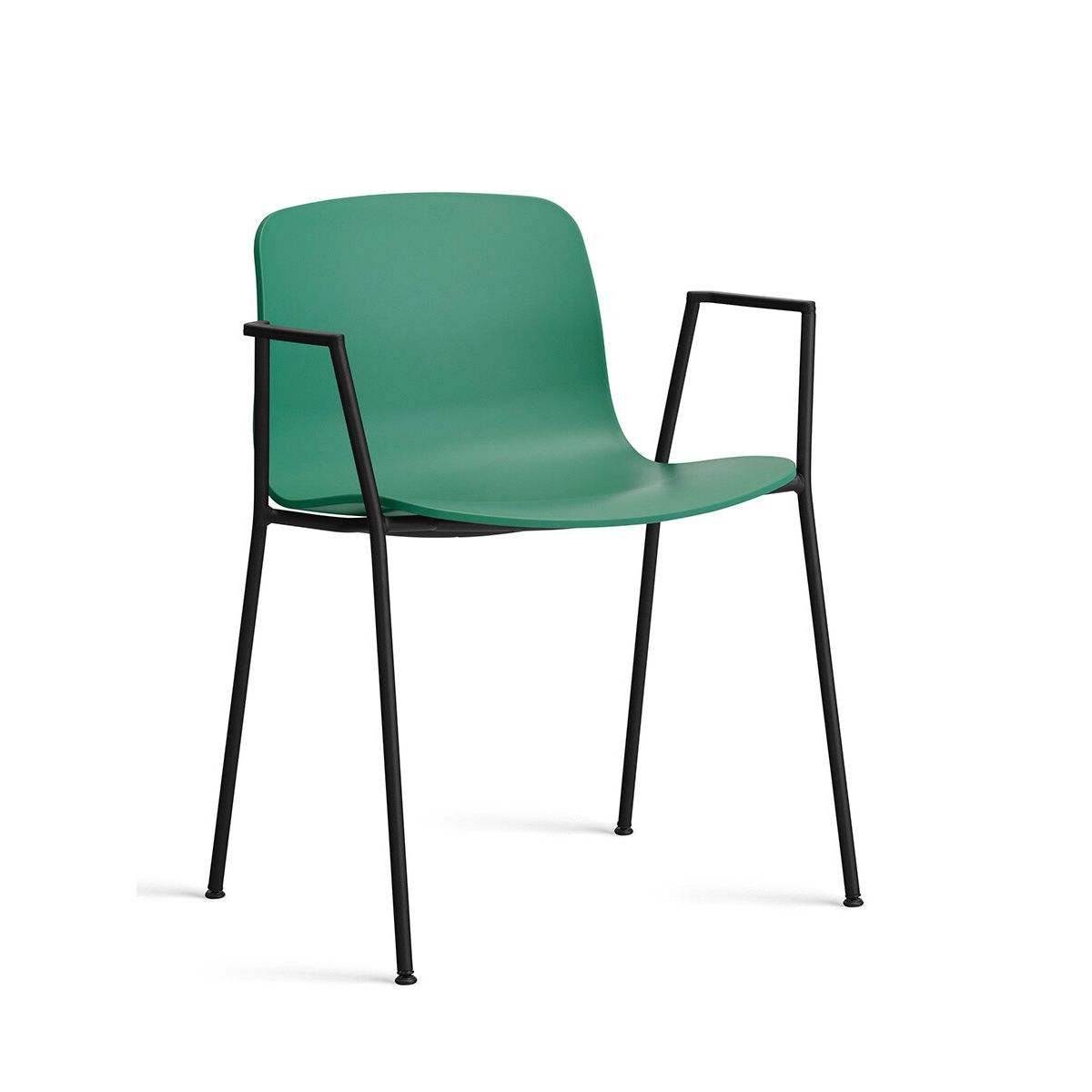 About a Chair AAC 18 fra Hay (Sort pulverlakeret stål, Teal Green)