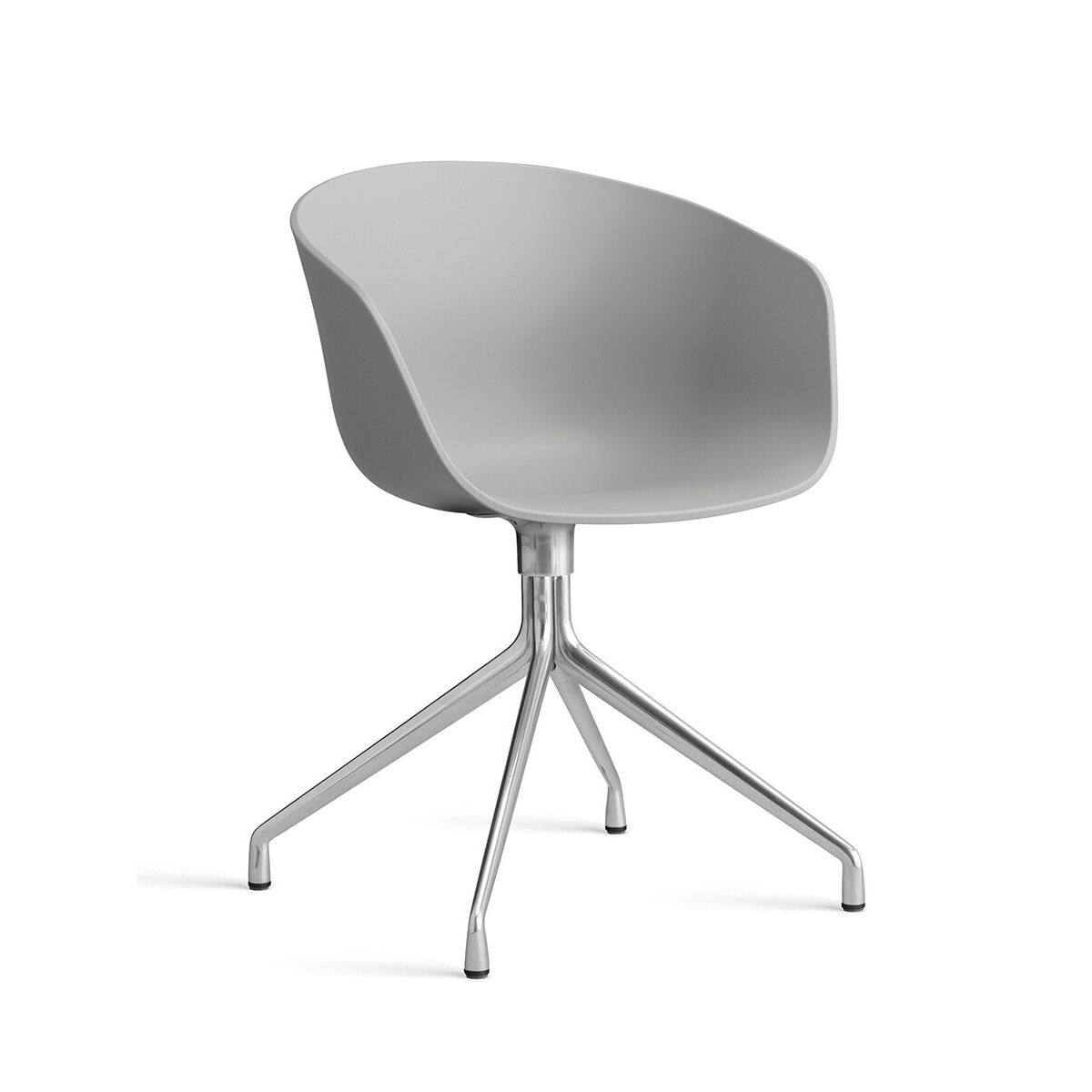 About a Chair AAC 20 fra Hay (Concrete grey, Poleret aluminium)