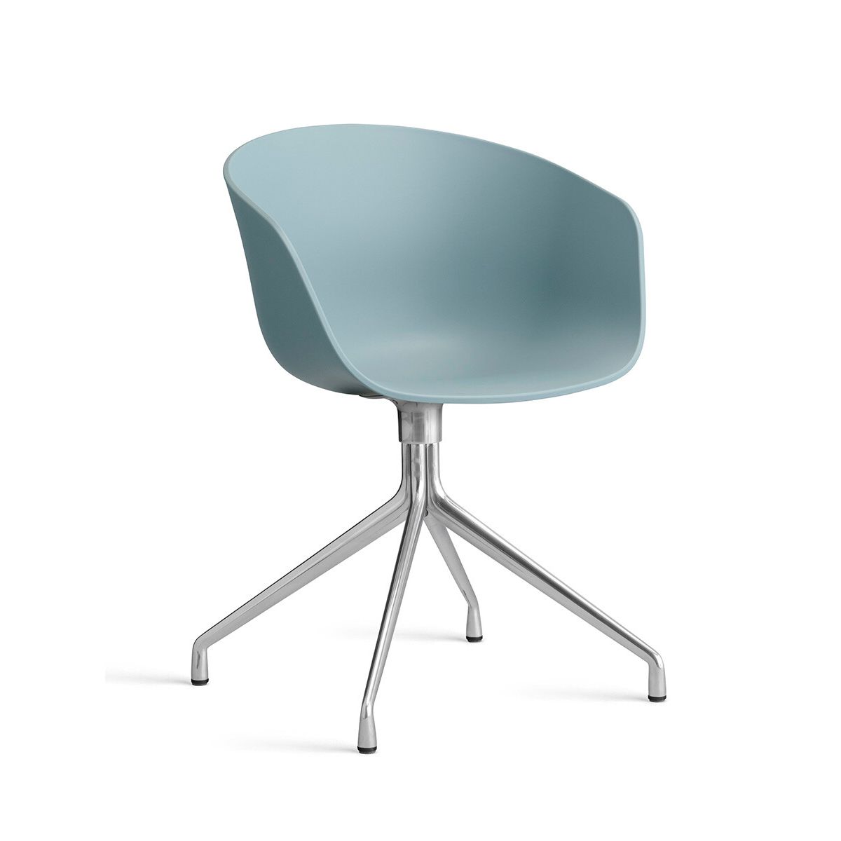 About a Chair AAC 20 fra Hay (Dusty blue, Poleret aluminium)