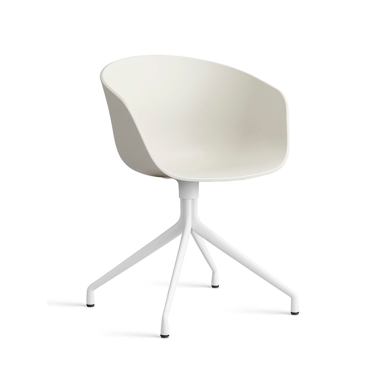 About a Chair AAC 20 fra Hay (Hvid pulverlakeret aluminium, Melange Cream)