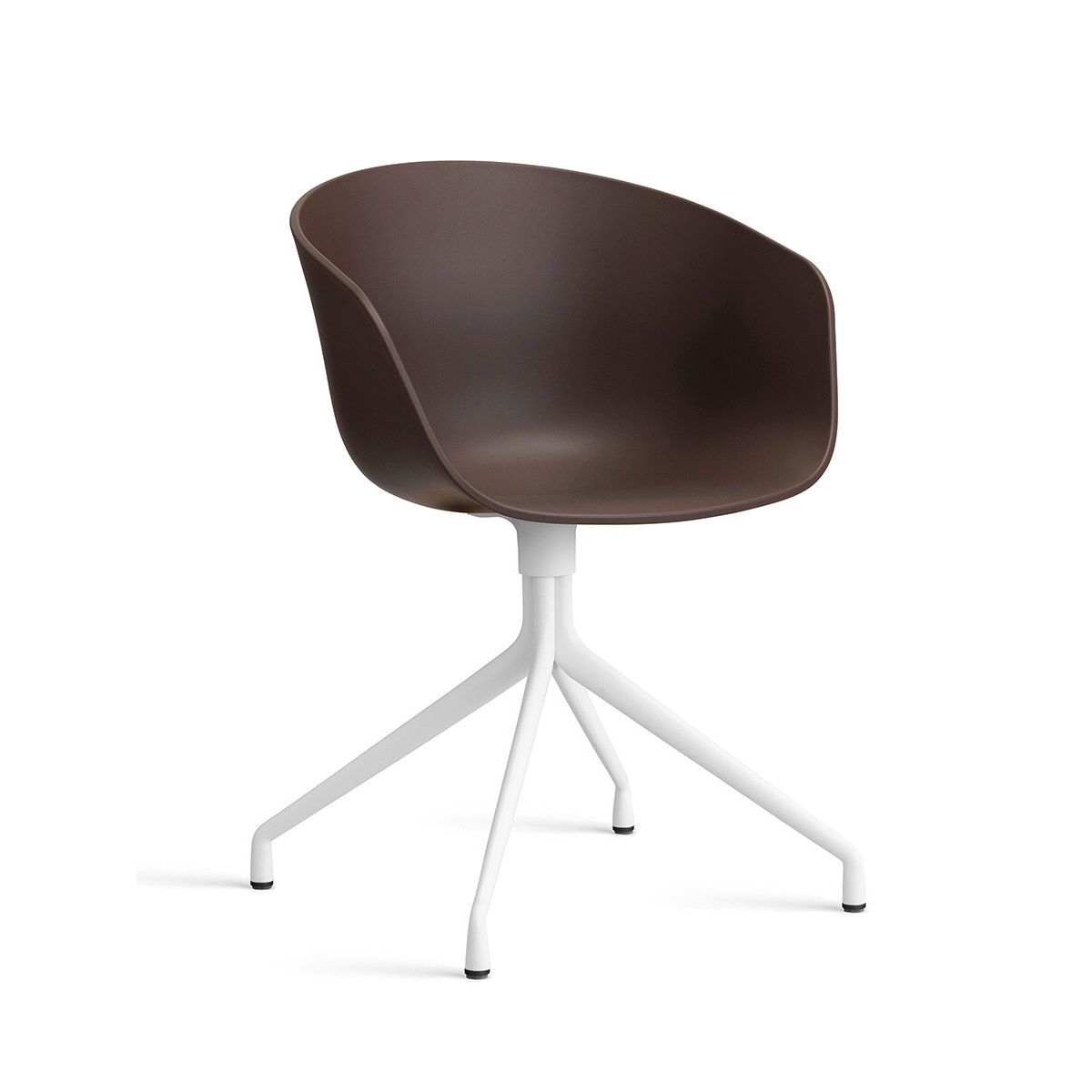 About a Chair AAC 20 fra Hay (Hvid pulverlakeret aluminium, Raisin)