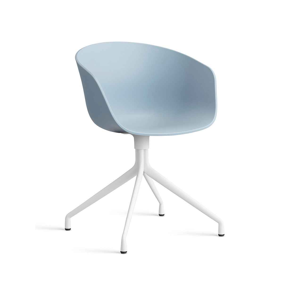 About a Chair AAC 20 fra Hay (Hvid pulverlakeret aluminium, Slate Blue)