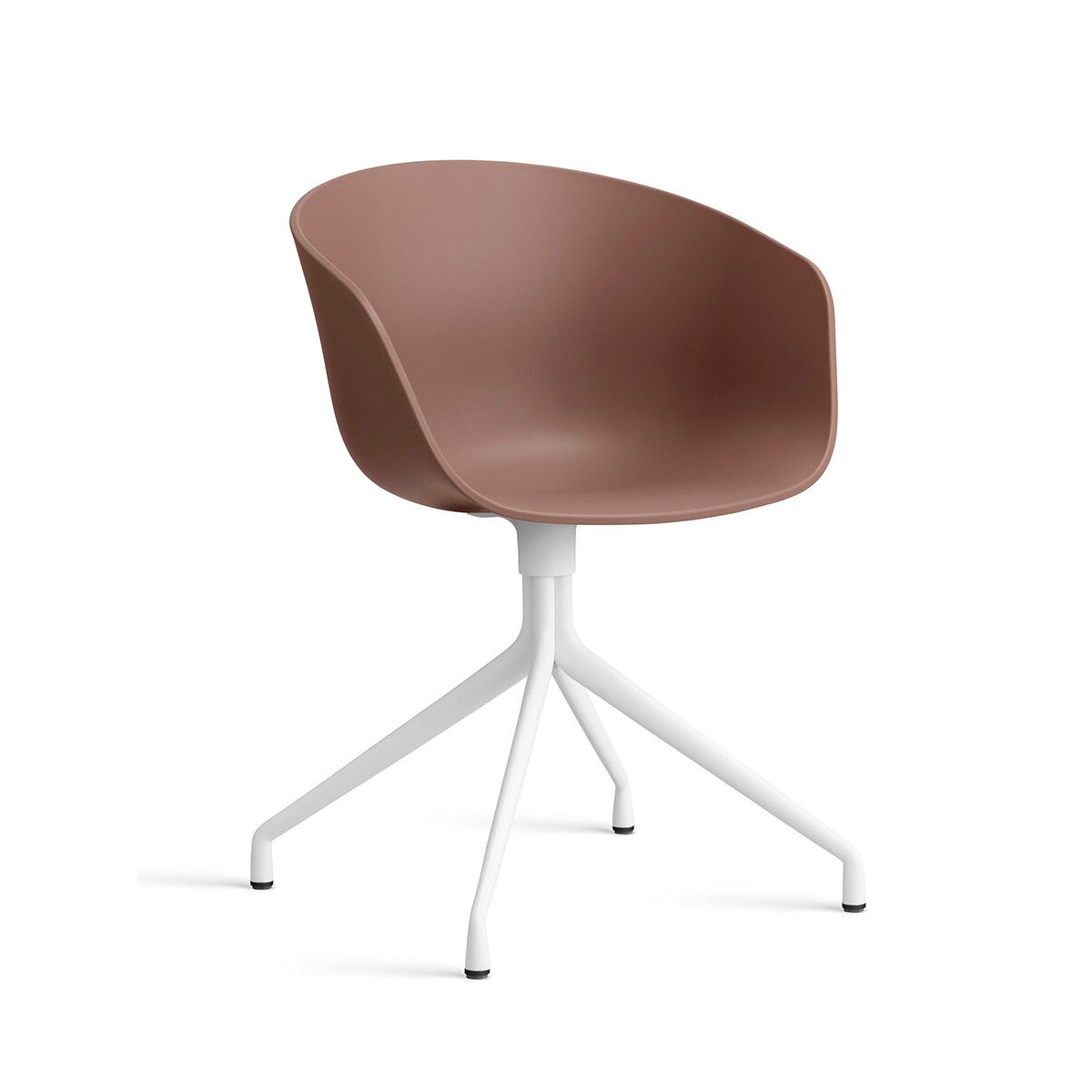 About a Chair AAC 20 fra Hay (Hvid pulverlakeret aluminium, Soft Brick)