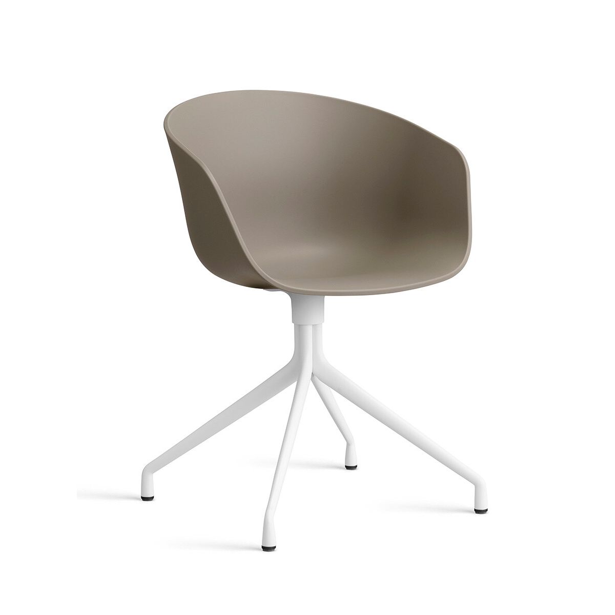 About a Chair AAC 20 fra Hay (Khaki, Hvid pulverlakeret aluminium)