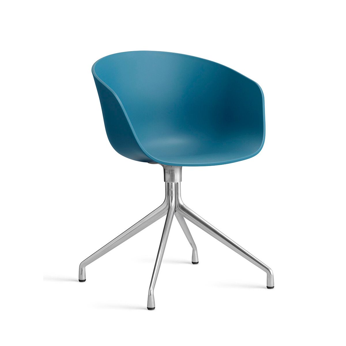 About a Chair AAC 20 fra Hay (Poleret aluminium, Azure Blue)