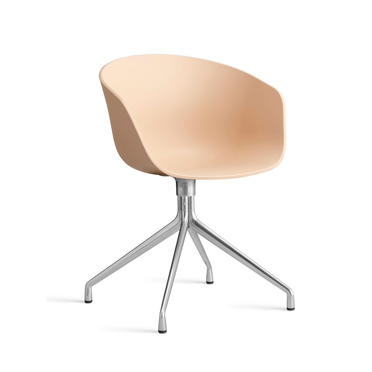 About a Chair AAC 20 fra Hay (Poleret aluminium, Pale Peach)