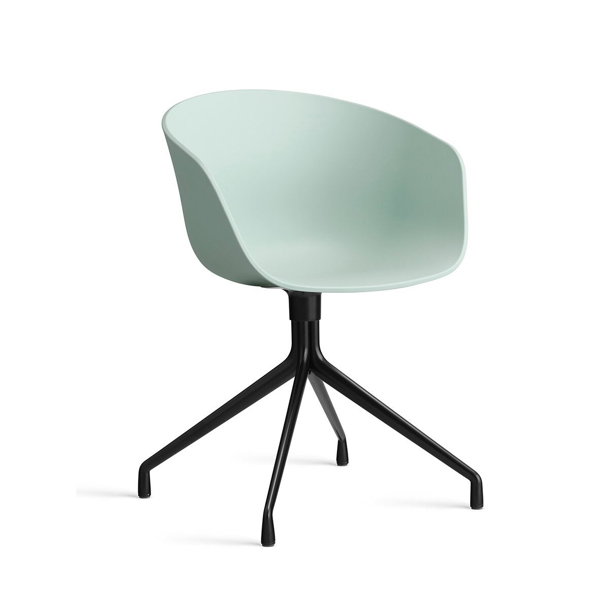 About a Chair AAC 20 fra Hay (Sort pulverlakeret aluminum, Dusty Mint)