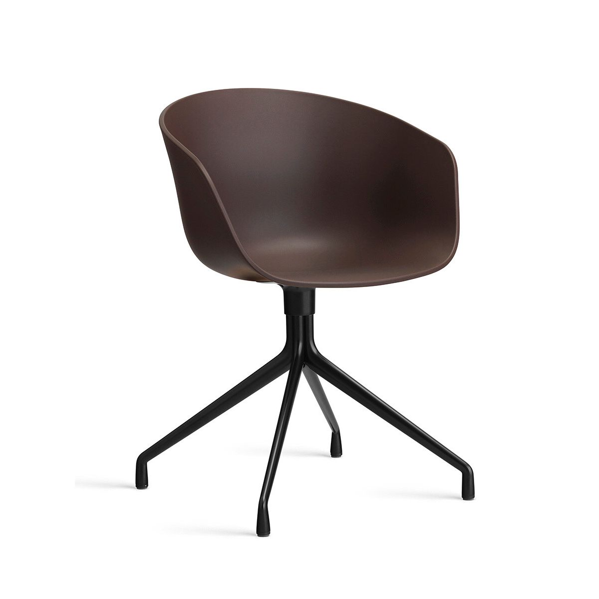 About a Chair AAC 20 fra Hay (Sort pulverlakeret aluminum, Raisin)