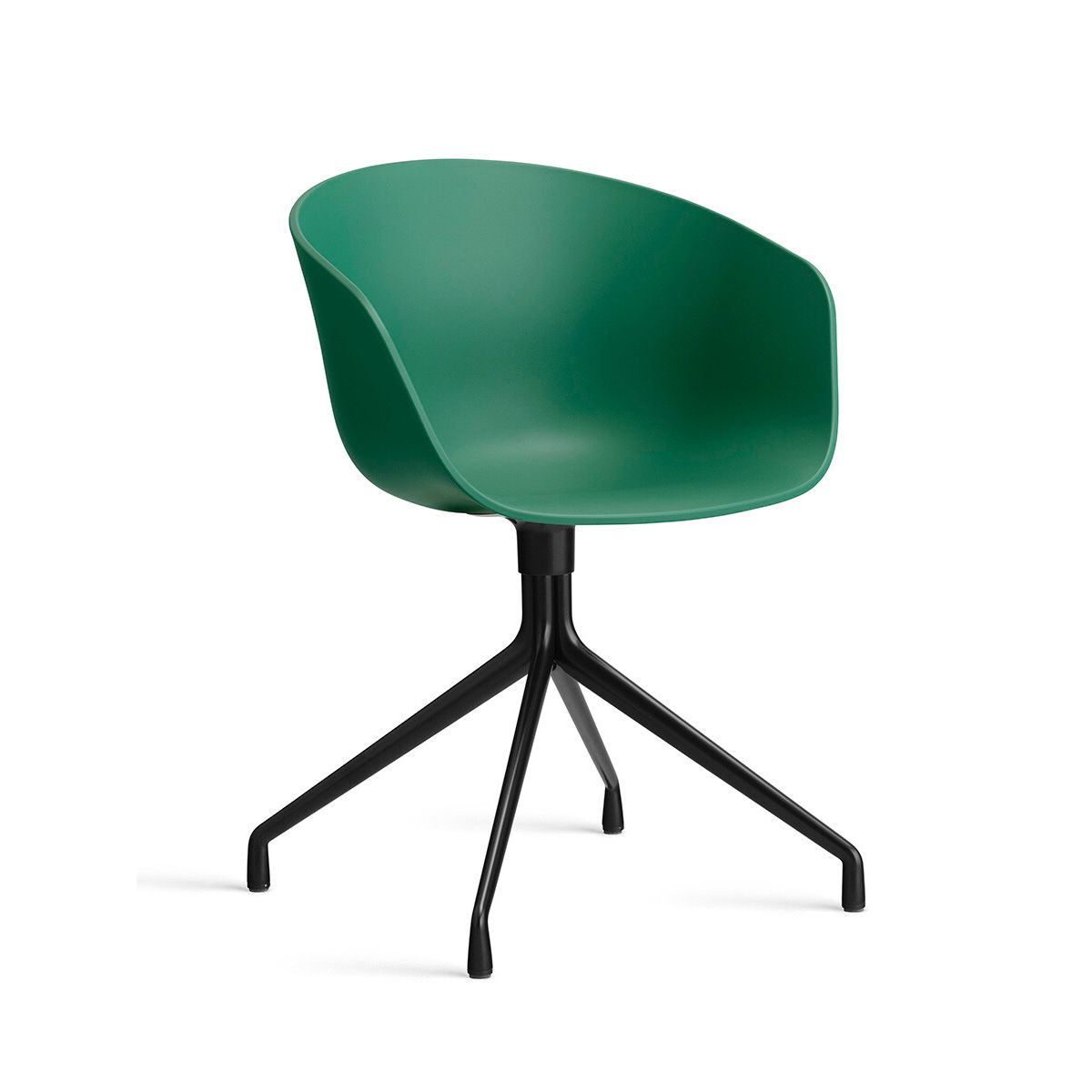 About a Chair AAC 20 fra Hay (Sort pulverlakeret aluminum, Teal Green)