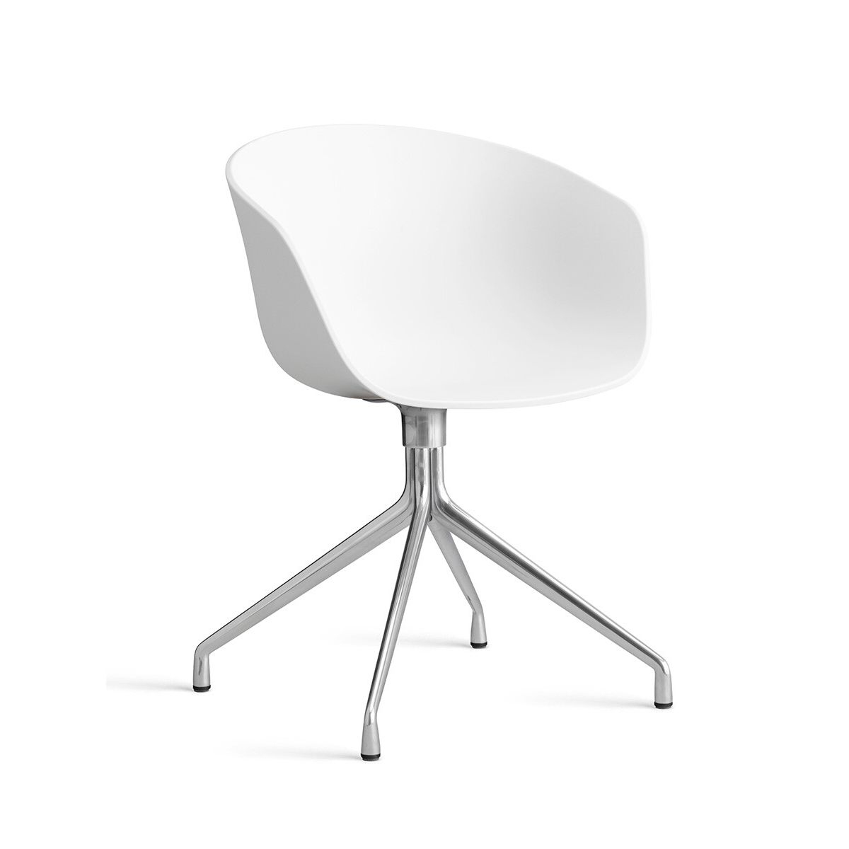 About a Chair AAC 20 fra Hay (White, Poleret aluminium)