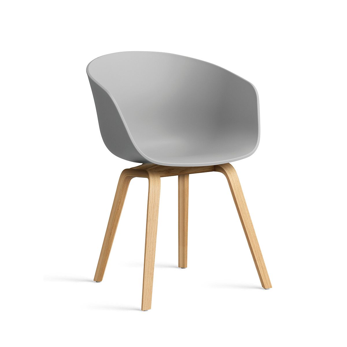 About a Chair AAC 22 fra Hay (Concrete grey, Lakeret eg)