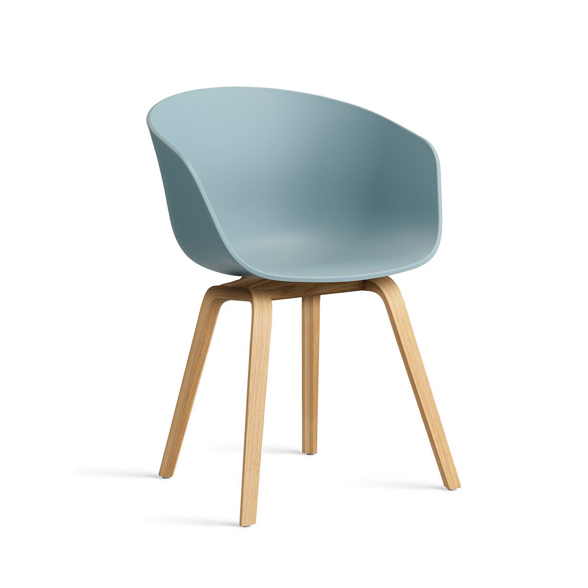 About a Chair AAC 22 fra Hay (Dusty blue, Lakeret eg)