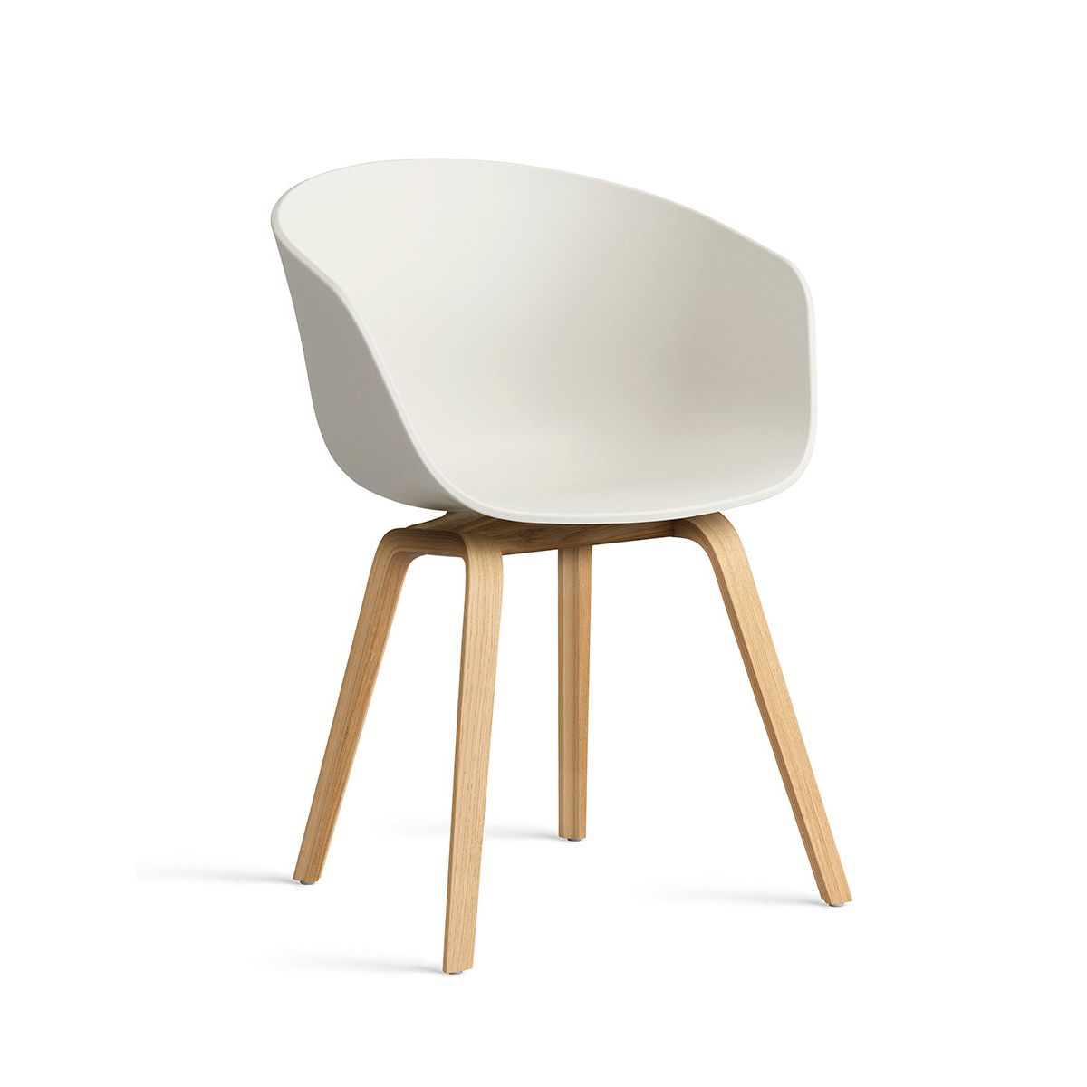 About a Chair AAC 22 fra Hay (Melange Cream, Lakeret eg)