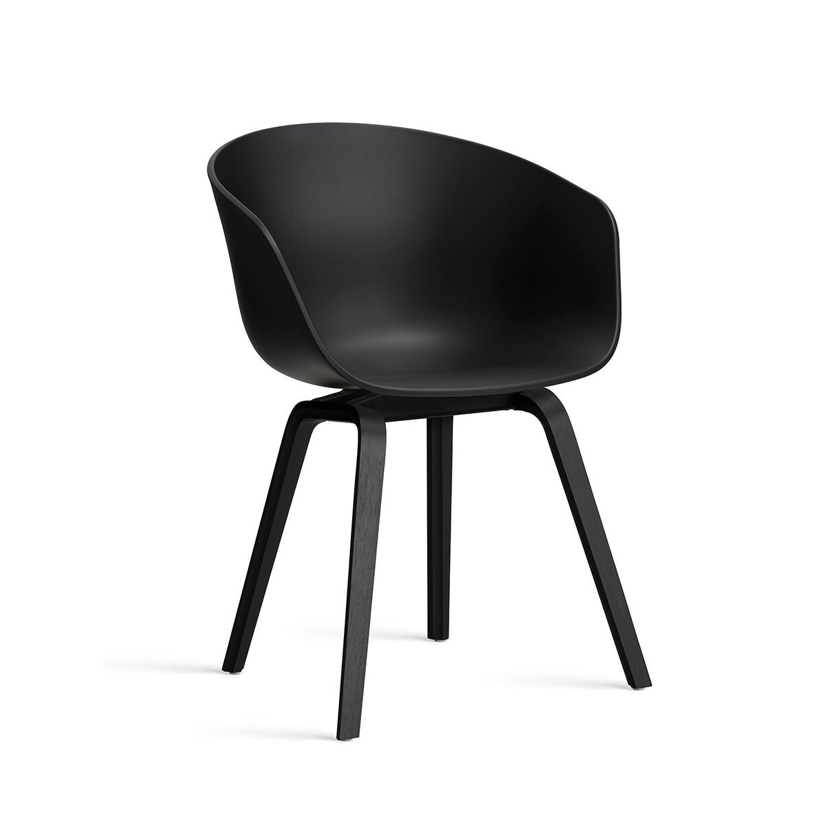 About a Chair AAC 22 fra Hay (Sortbejdset eg, Black)