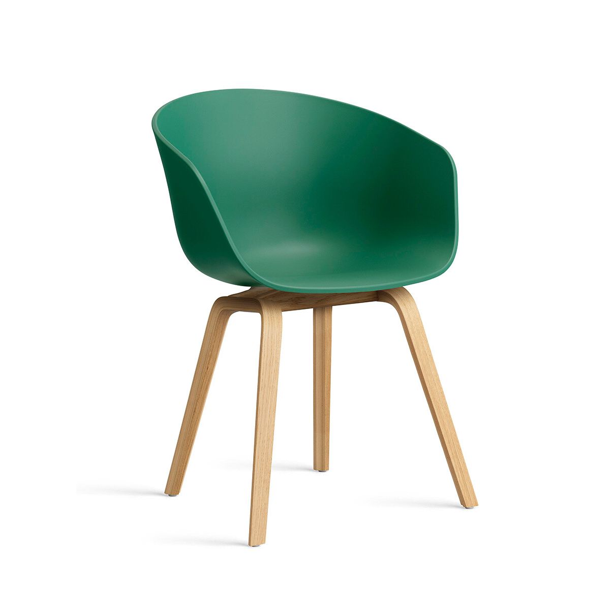 About a Chair AAC 22 fra Hay (Teal Green, Lakeret eg)