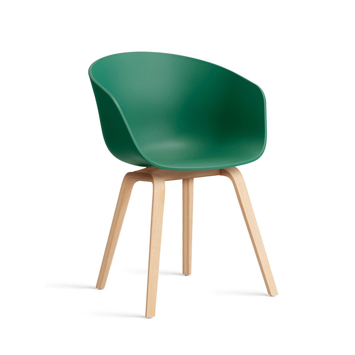 About a Chair AAC 22 fra Hay (Teal Green, Sæbebehandlet eg)