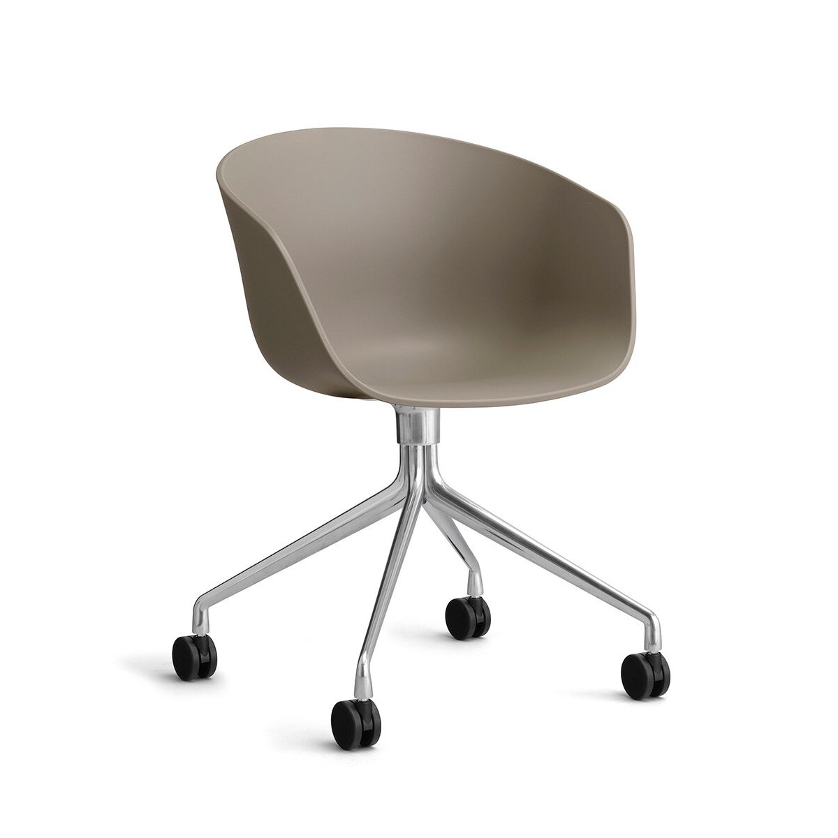 About a Chair AAC 24 fra Hay (Poleret aluminium, Khaki)