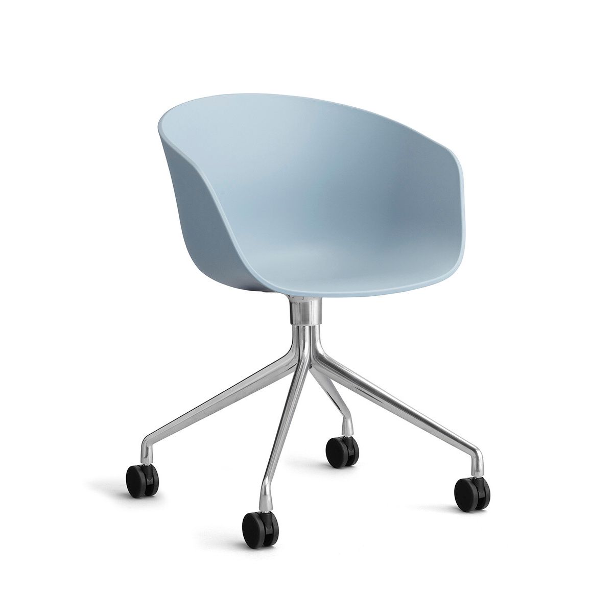 About a Chair AAC 24 fra Hay (Poleret aluminium, Slate Blue)