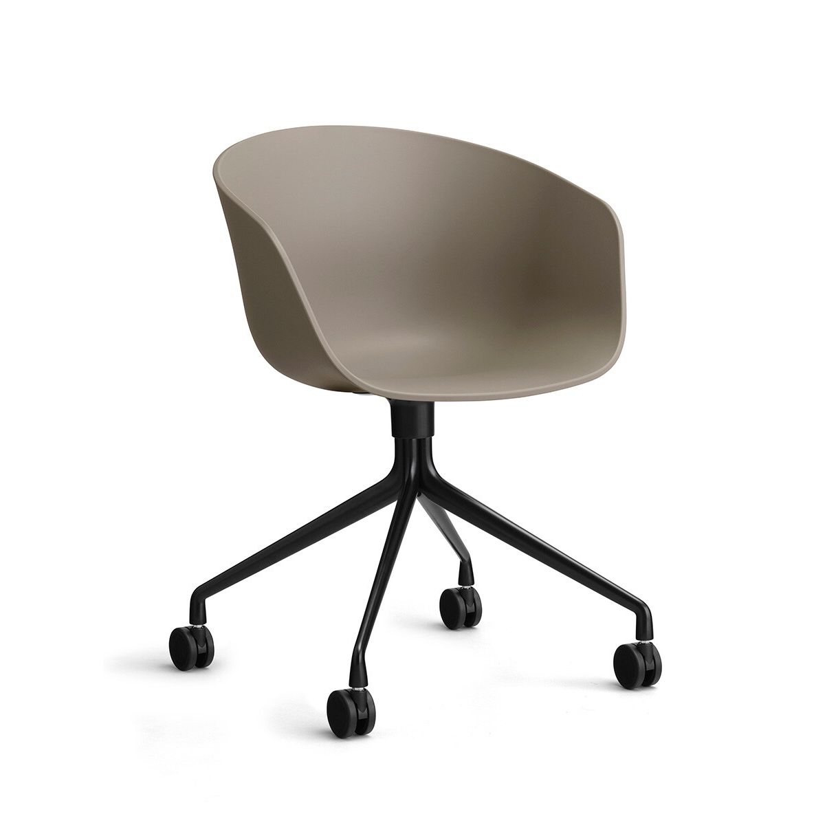 About a Chair AAC 24 fra Hay (Sort pulverlakeret aluminum, Khaki)