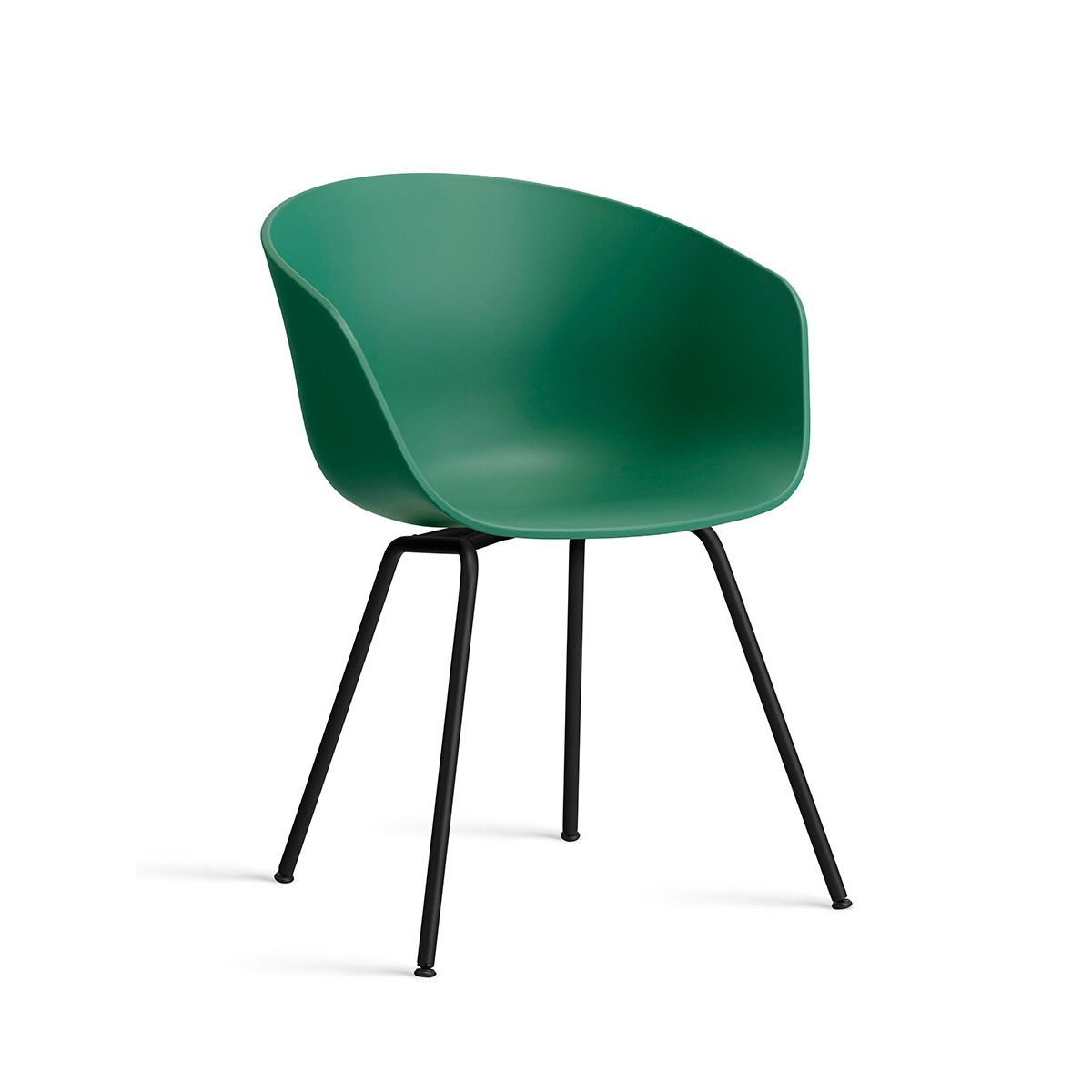 About a Chair AAC 26 fra Hay (Sort pulverlakeret stål, Teal Green)