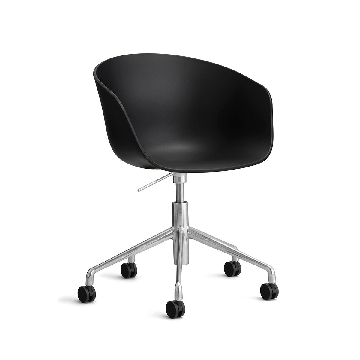 About a Chair AAC 52 fra Hay (Black, Poleret aluminium)