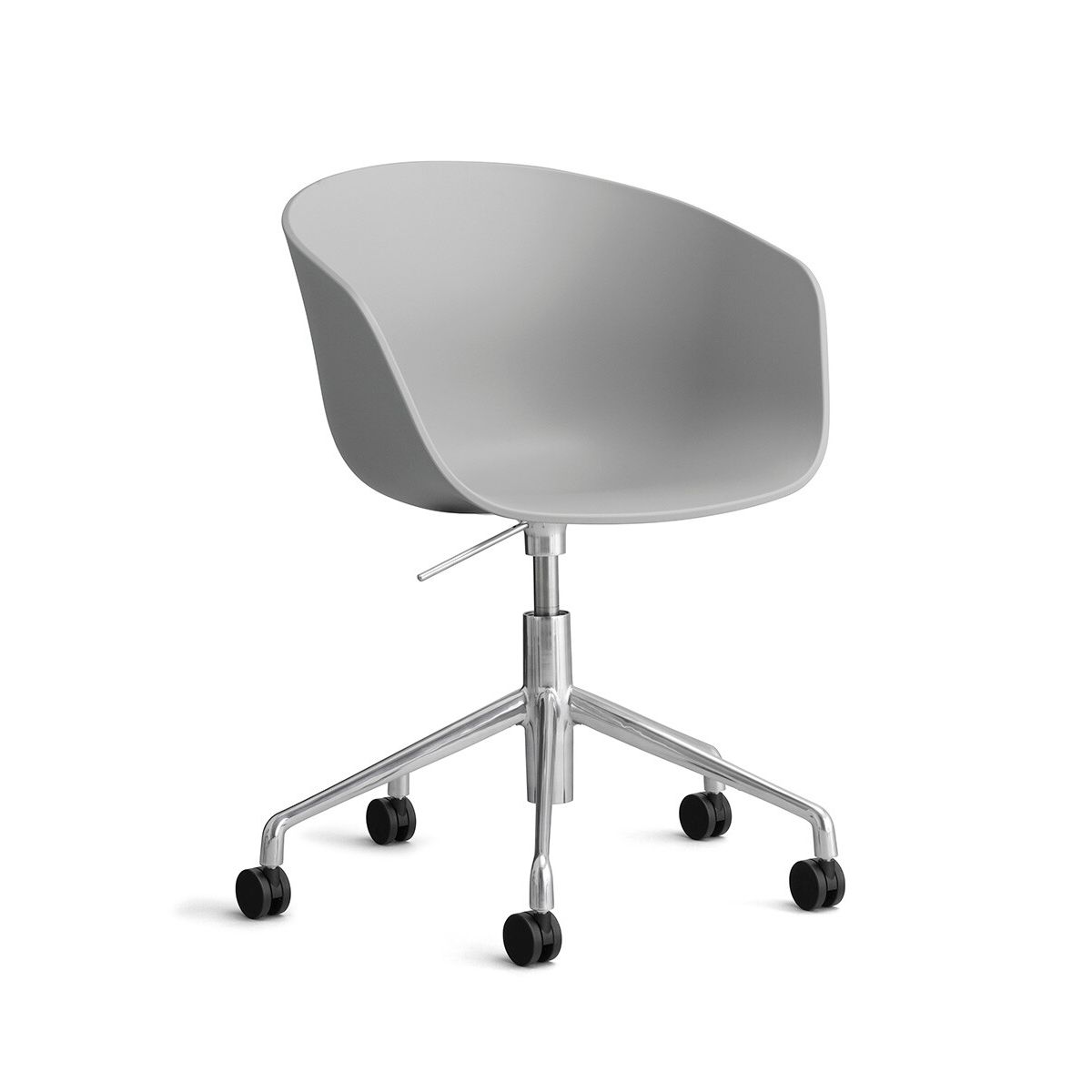 About a Chair AAC 52 fra Hay (Concrete grey, Poleret aluminium)