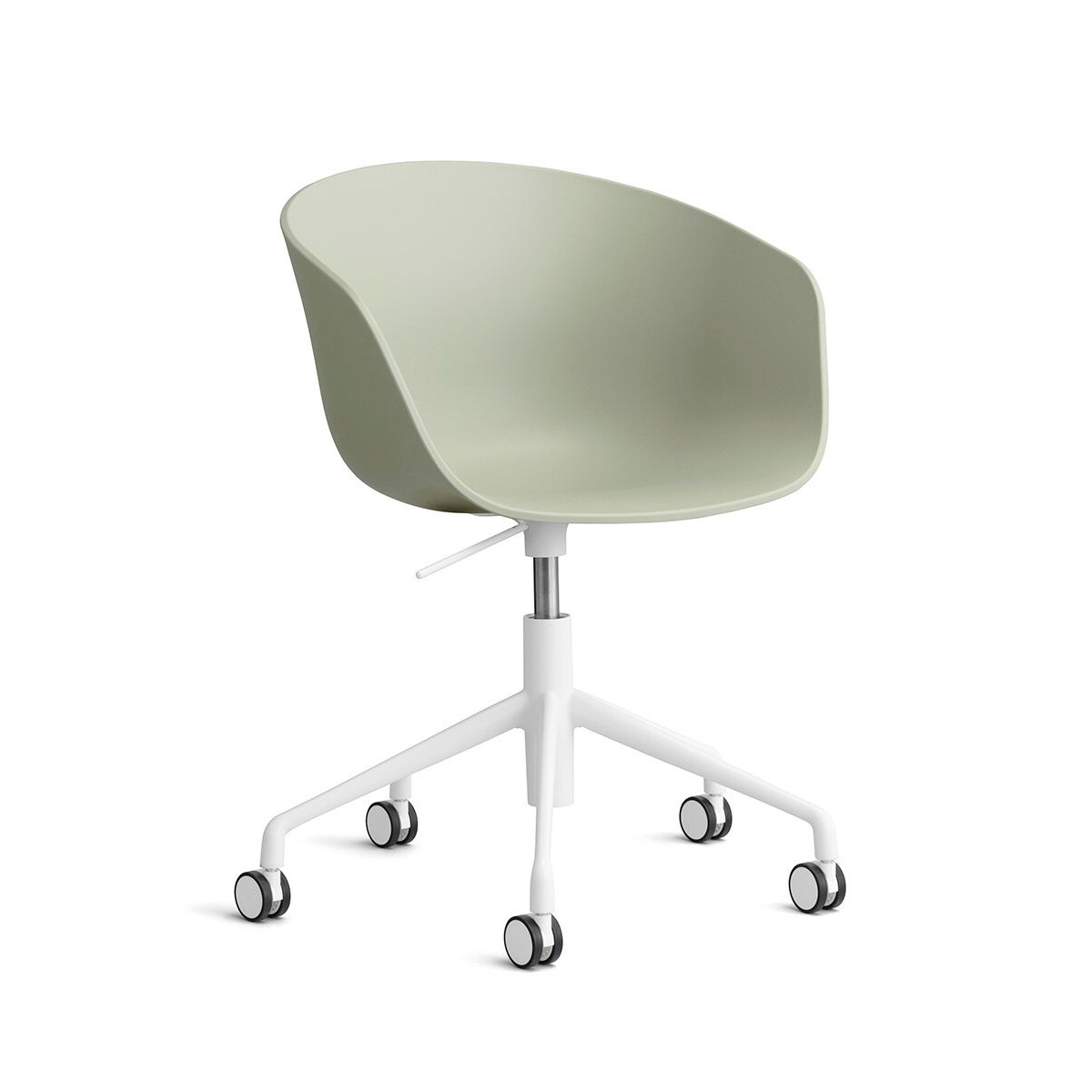 About a Chair AAC 52 fra Hay (Pastel green, Hvid pulverlakeret aluminium)