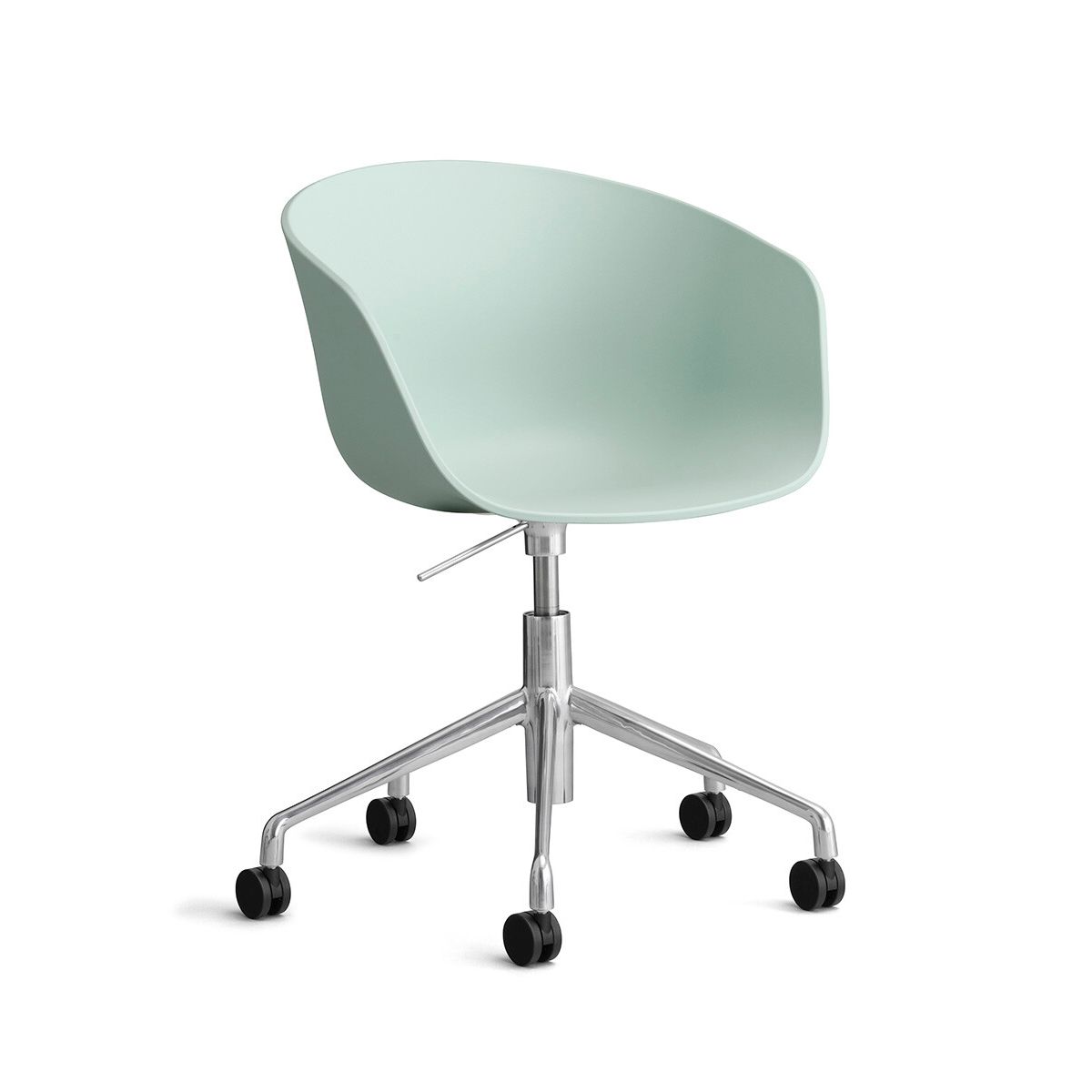 About a Chair AAC 52 fra Hay (Poleret aluminium, Dusty Mint)