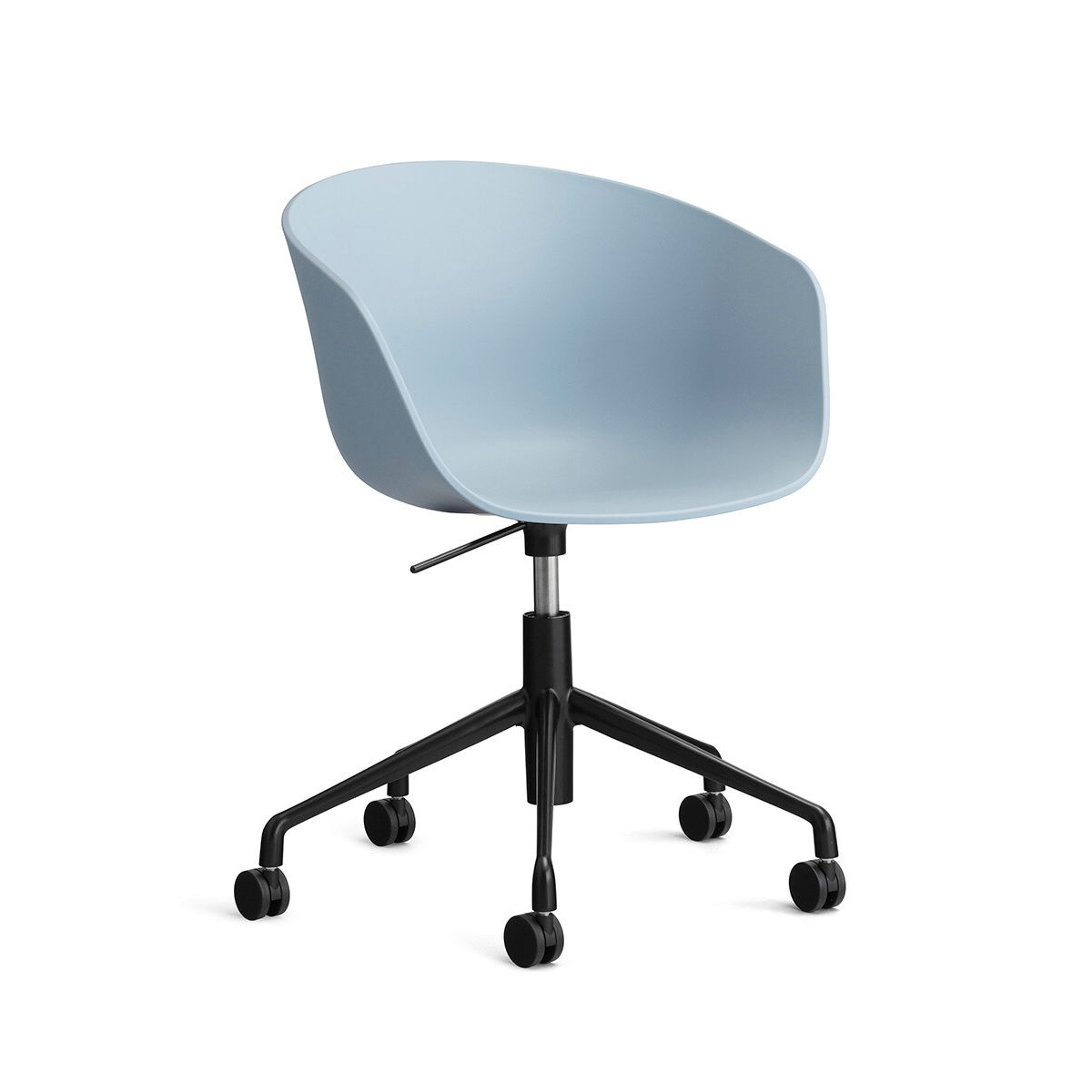 About a Chair AAC 52 fra Hay (Sort pulverlakeret aluminum, Slate Blue)