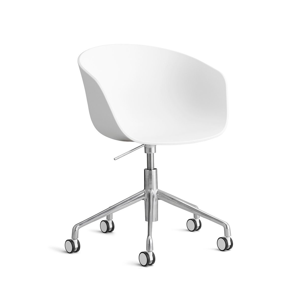 About a Chair AAC 52 fra Hay (White, Poleret aluminium)