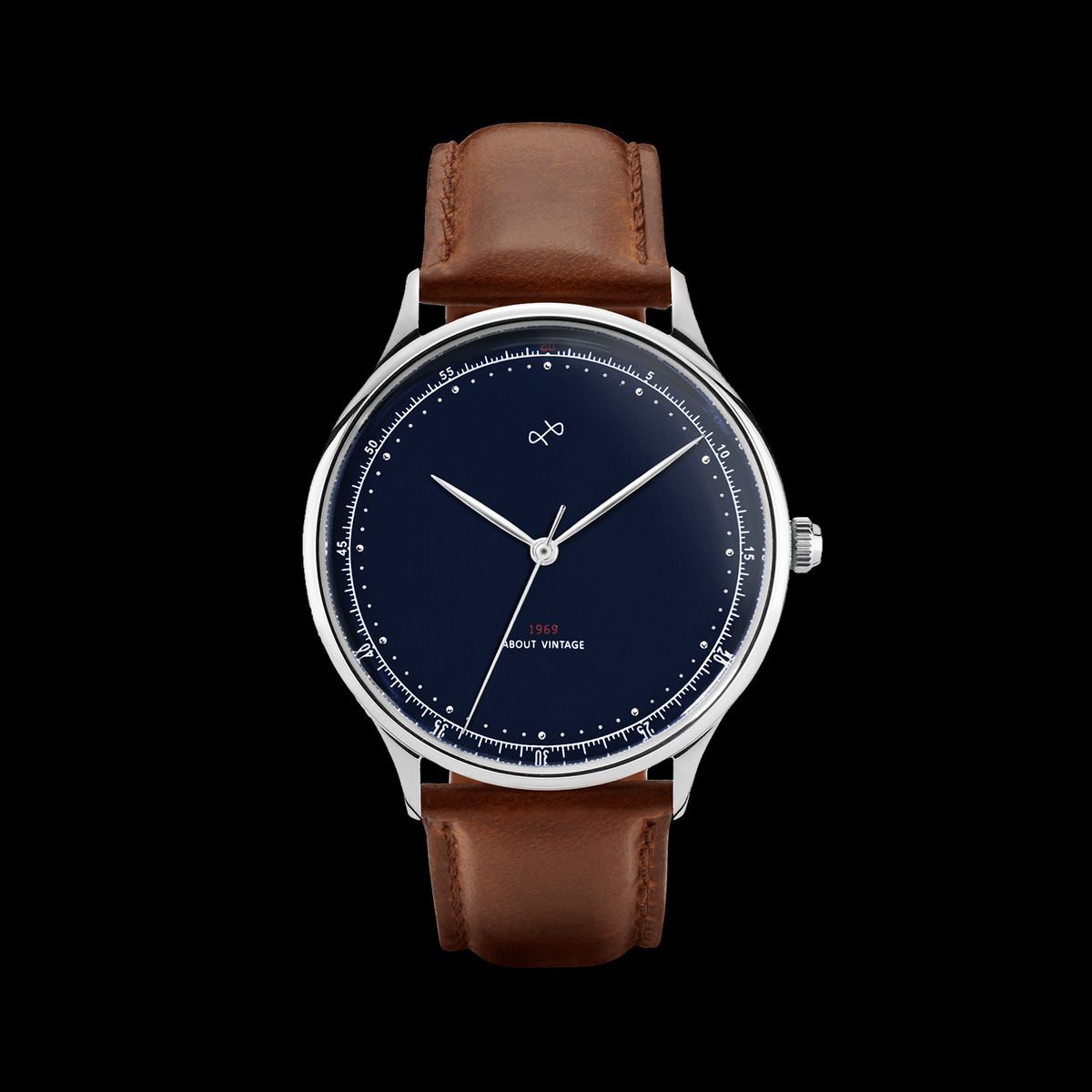 About Vintage 1969 Vintage, Steel / Midnight Blue - Special Edition 39mm Quartz