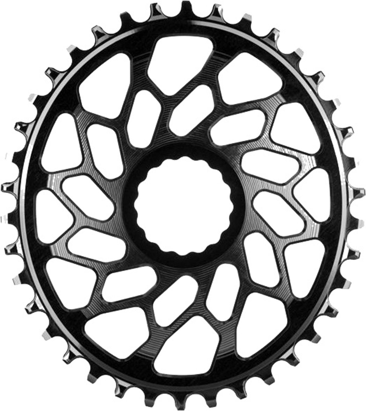 AbsoluteBlack Chainring Direct Mount Singlespeed 40T - (1x10/11/12) Oval (Easton) - Sort